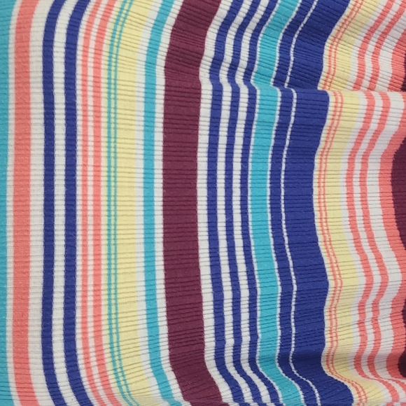 Vinage Striped Casual Dress - Purple Multi - Picture 2 of 8